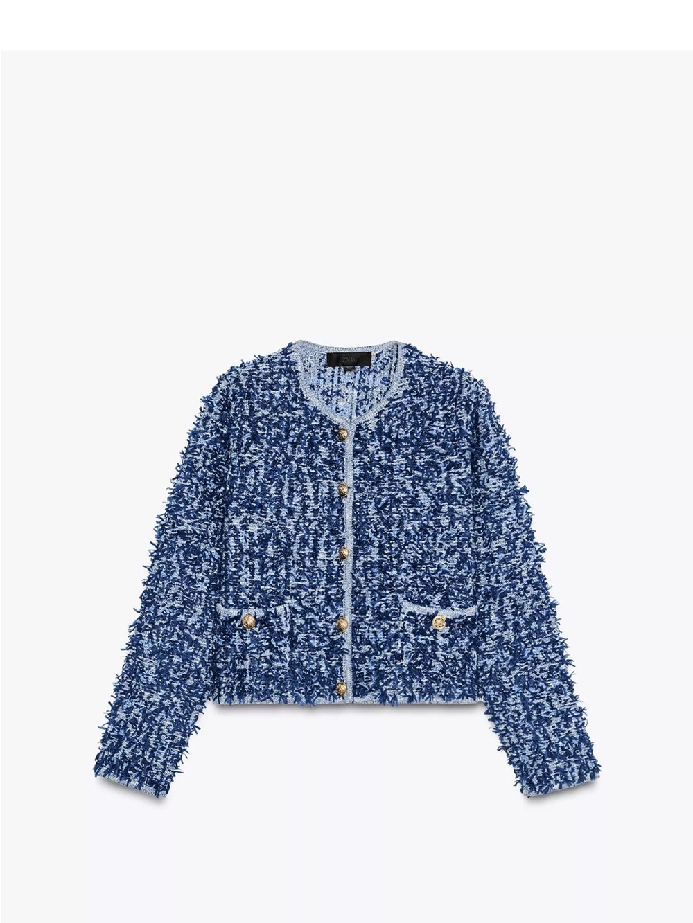 Cable knit jacket